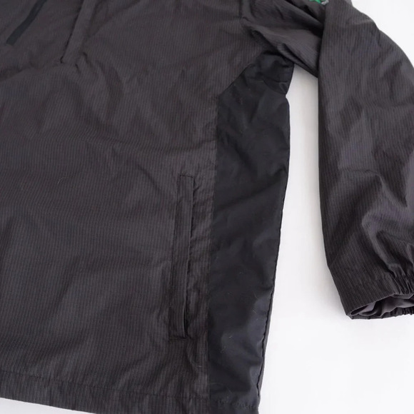 North End Graphite Gray Half Zip Waterproof Nylon Golf  Pullover Jacket M - Picture 7 of 13